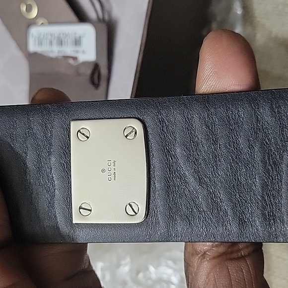 Gucci Bracelet, Italy Leather Hilary Lux  Black NWT UNIS3X - Picture 5 of 6